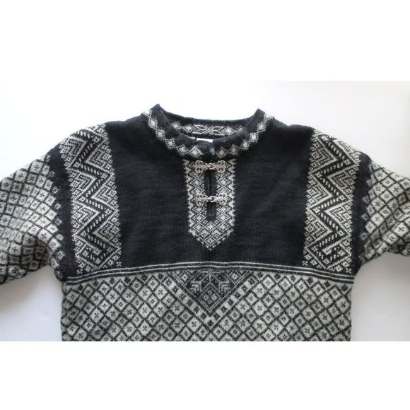 Dale of Norway Norwegian Wool Sweater Black Size XS - Picture 3 of 6